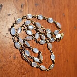 Vintage Vermeil Moonstone Necklace